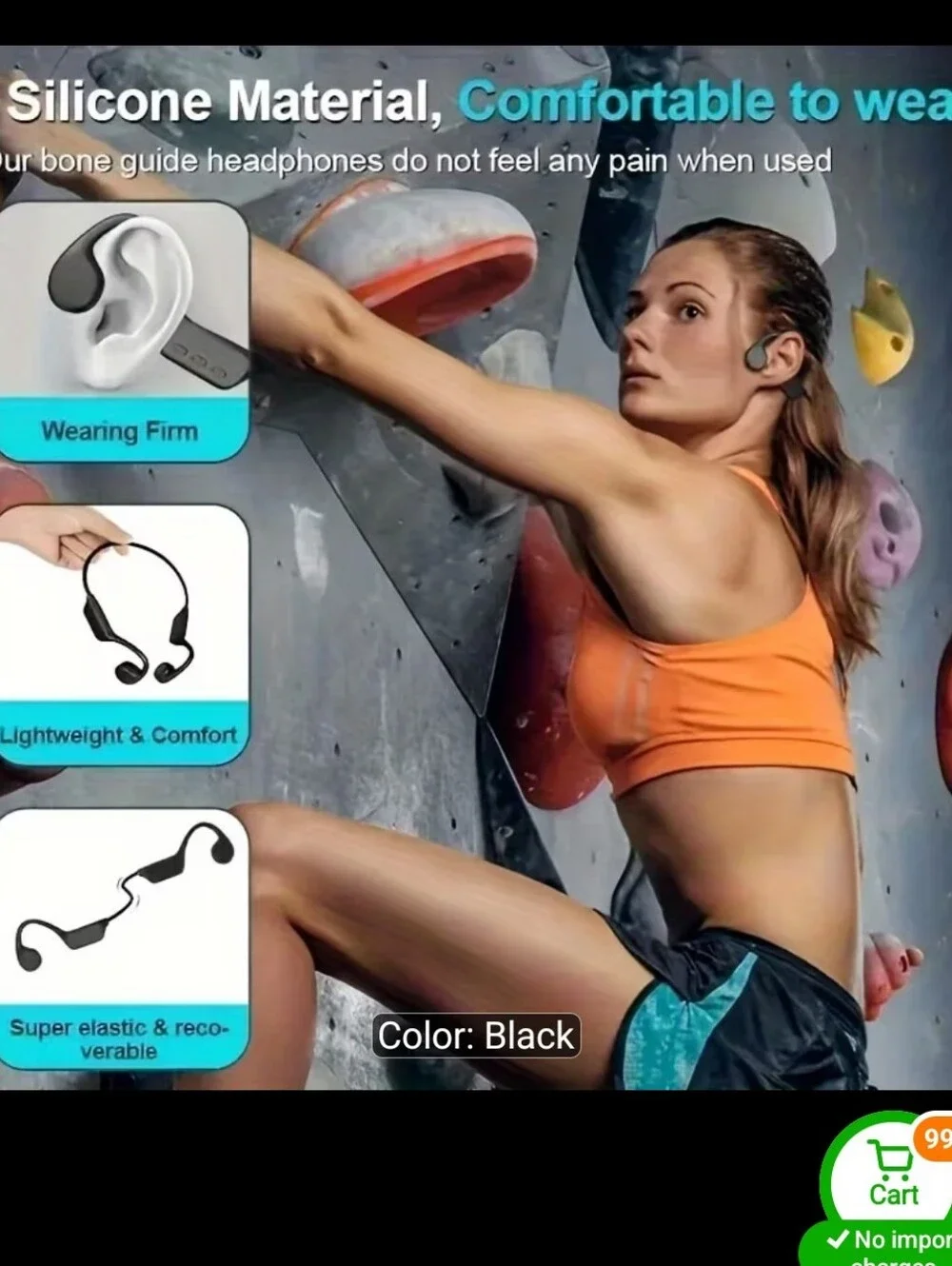 Bone Conduction Open-Ear Bluetooth Sports Headphones